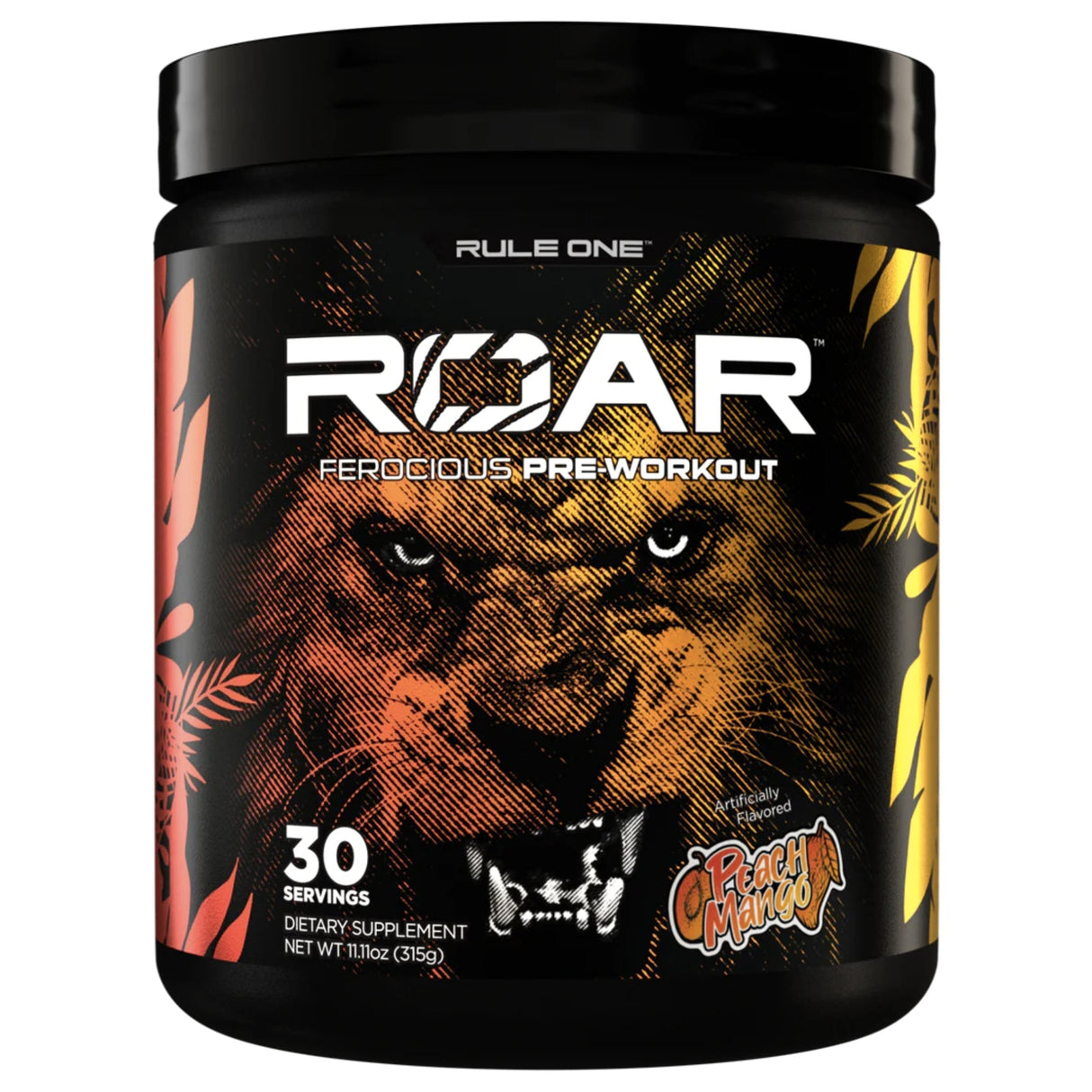 R1 Roar by Rule 1 PREWORKOUT RULE 1 Peach mango 30 Serves 