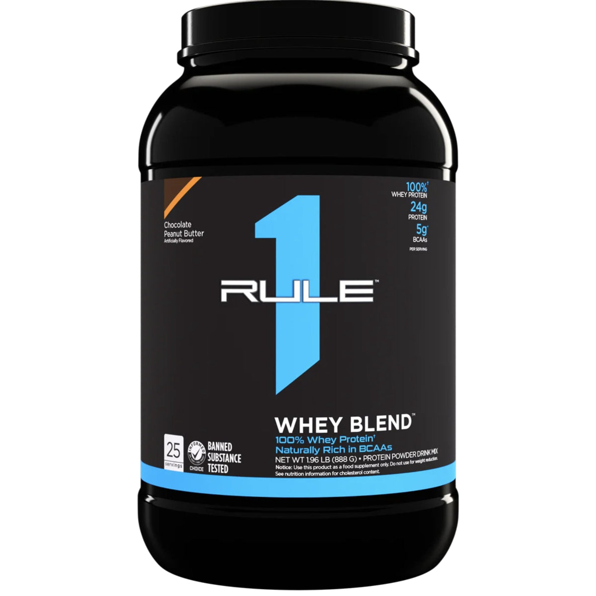 R1 Whey Blend by Rule One 2 lbs PROTEIN RULE 1 2lbs Chocolate Peanut Butter  - Image 6