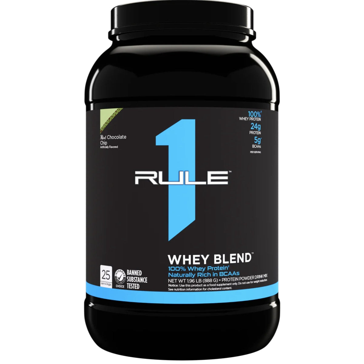 R1 Whey Blend by Rule One 2 lbs PROTEIN RULE 1 2lbs Mint Chocolate Chip  - Image 14