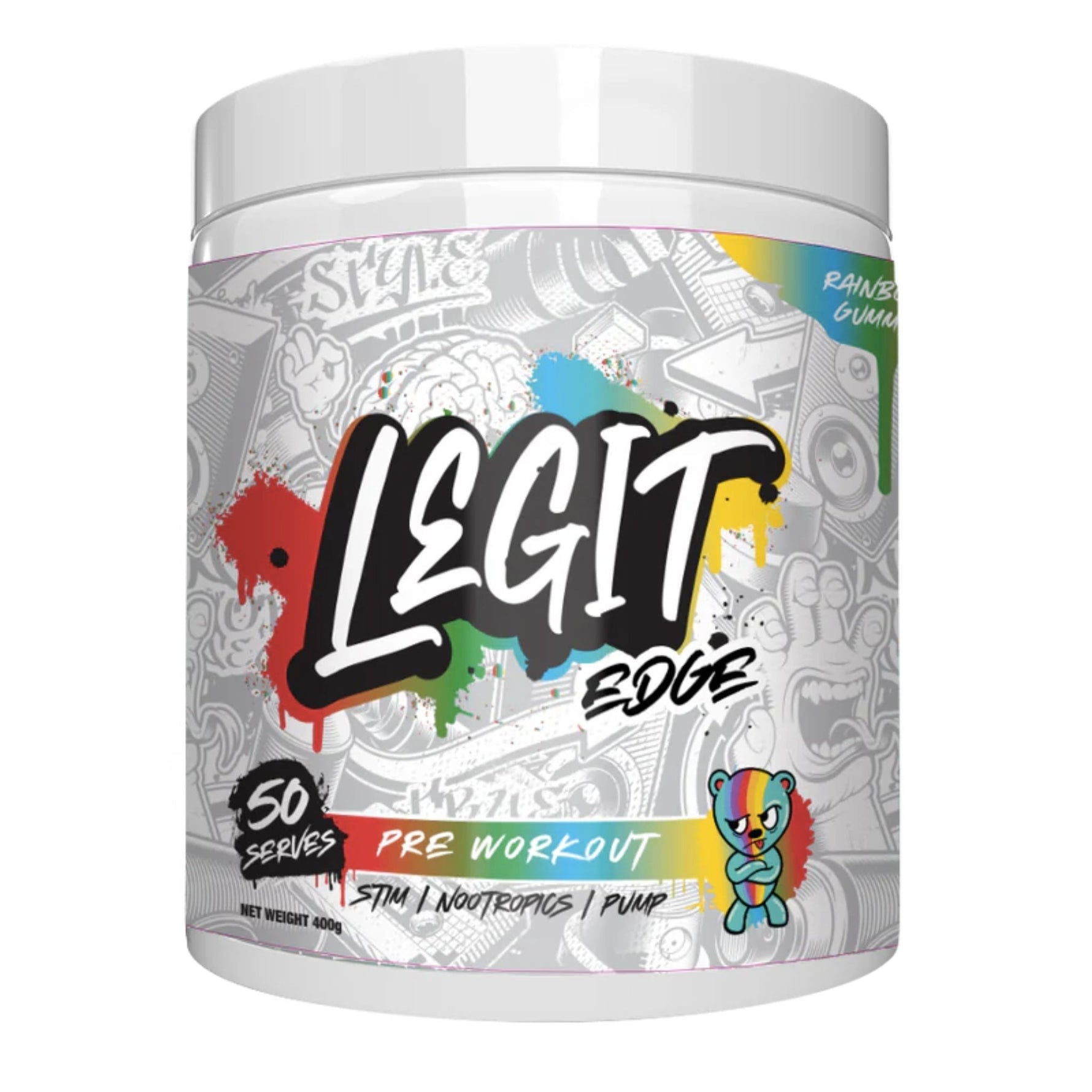 Legit Edge Pre-Workout Pre-Workout Legit Rainbow Gummy 