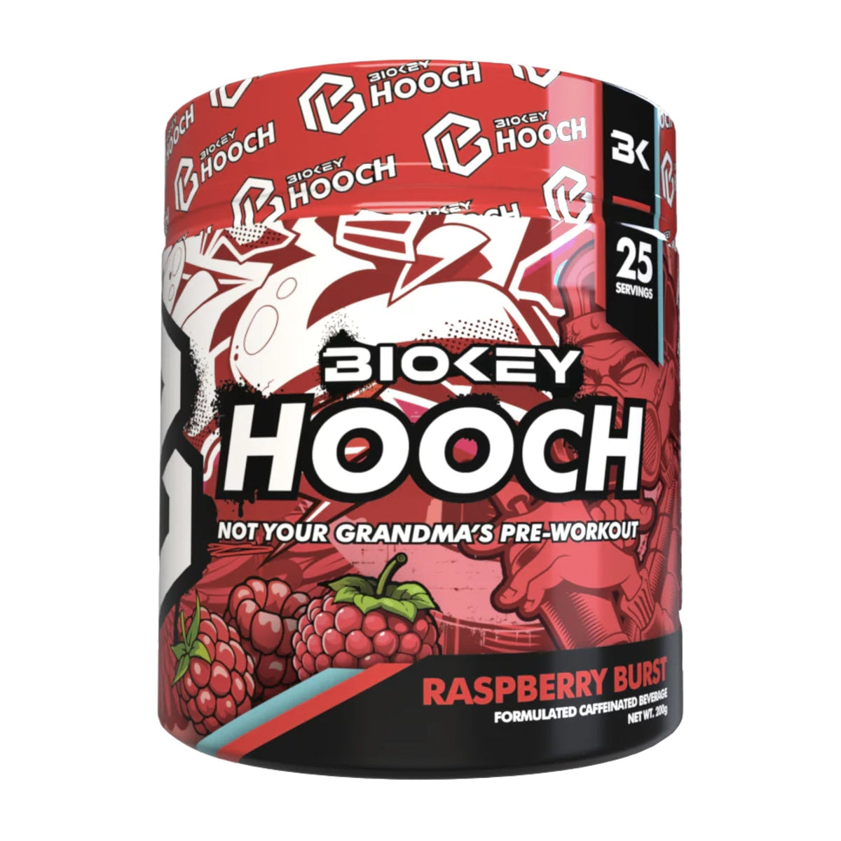 HOOCH by BioKey Pre-Workout BIOKEY Raspberry Burst  - Image 2