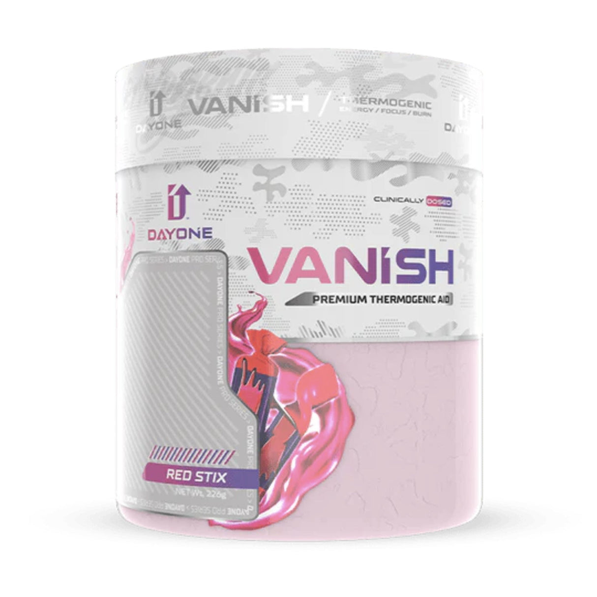 Vanish Thermogenic Aid by Dayone Performance Pre-Workout DAYONE Performance Red Stix 