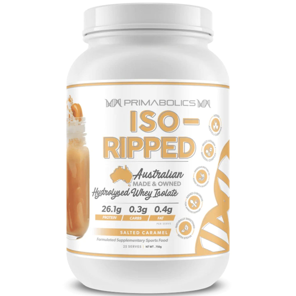 Iso-Ripped by Primabolics PROTEIN Primabolics 1.65 Lbs Salted Caramel  - Image 6