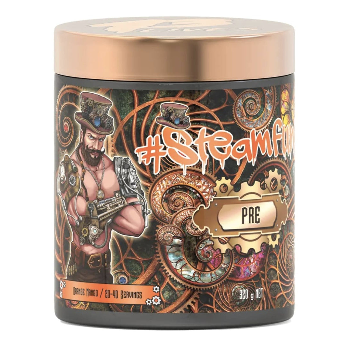 Steamfunk Pre by 13 Lives PRE WORKOUT SUPPS247 Orange Mango  - Image 3