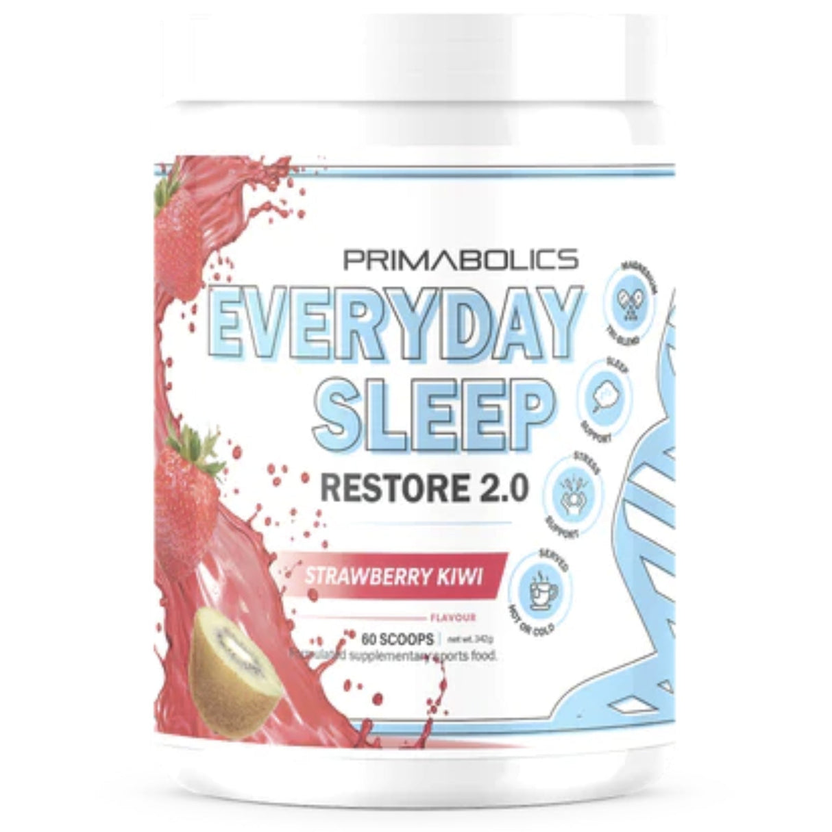 Everyday Sleep by Primabolics 2.0 Sleep Supplements Primabolics Strawberry Kiwi 