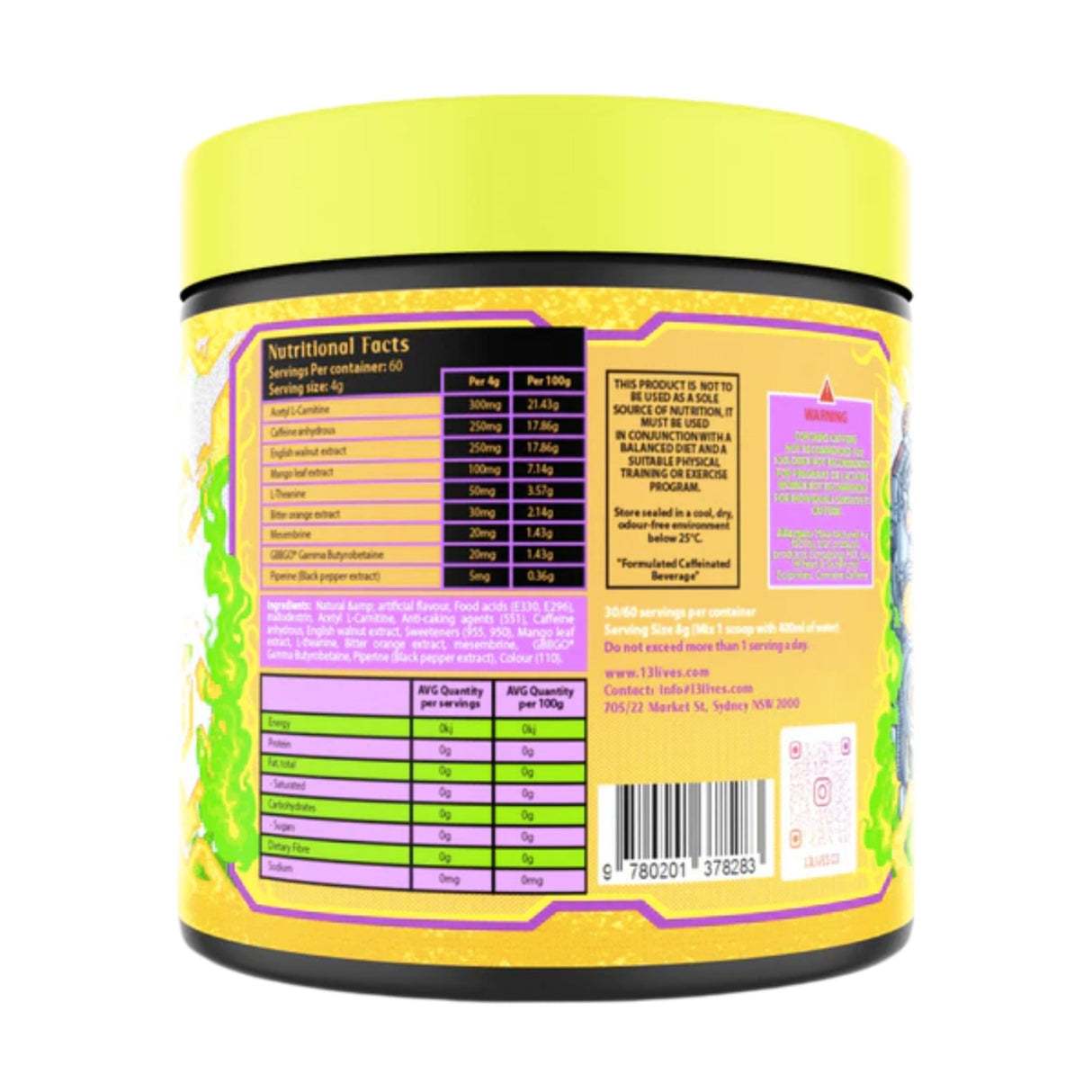 Instahoe Powder by 13 lives WEIGHT LOSS/THERMOGENIC 13 Lives 