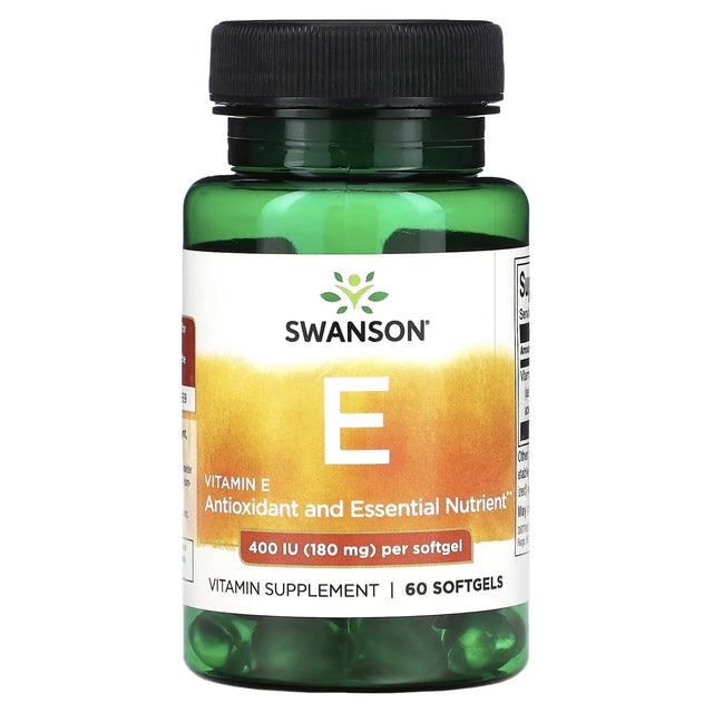 Swanson Vitamin E 400 IU Softgels Vitamin E SWANSON 