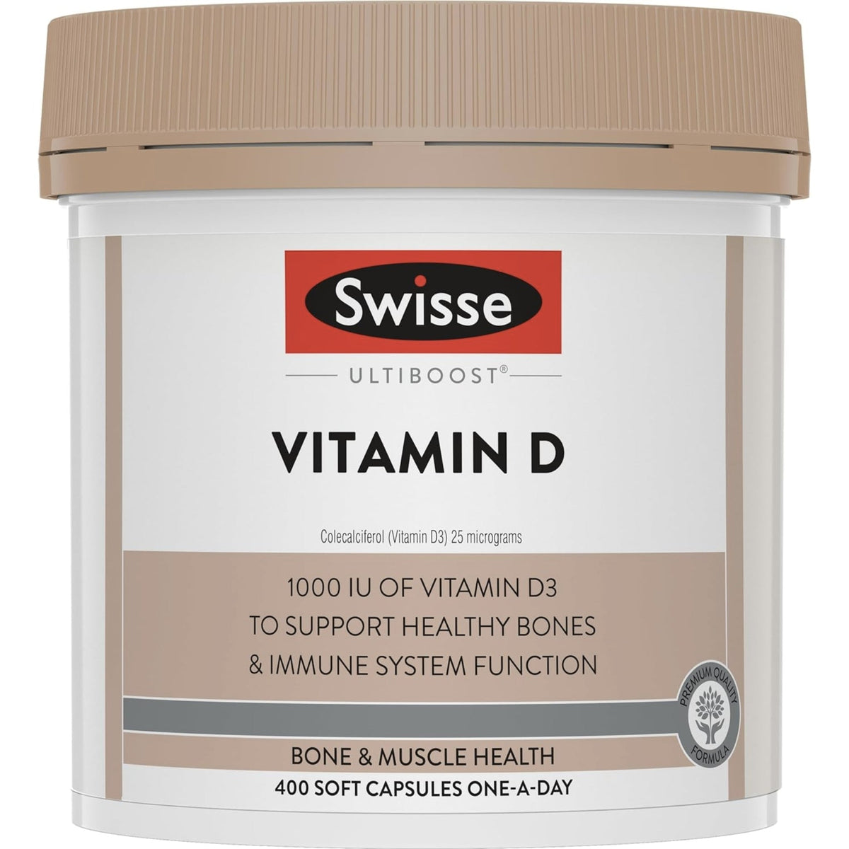 Swisse Ultiboost Vitamin D Vitamin D supps247Springvale 400 Capsules  - Image 1