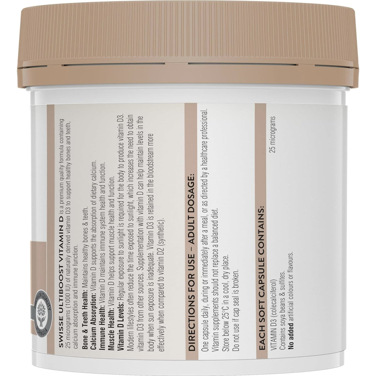 Swisse Ultiboost Vitamin D Vitamin D supps247Springvale  - Image 2