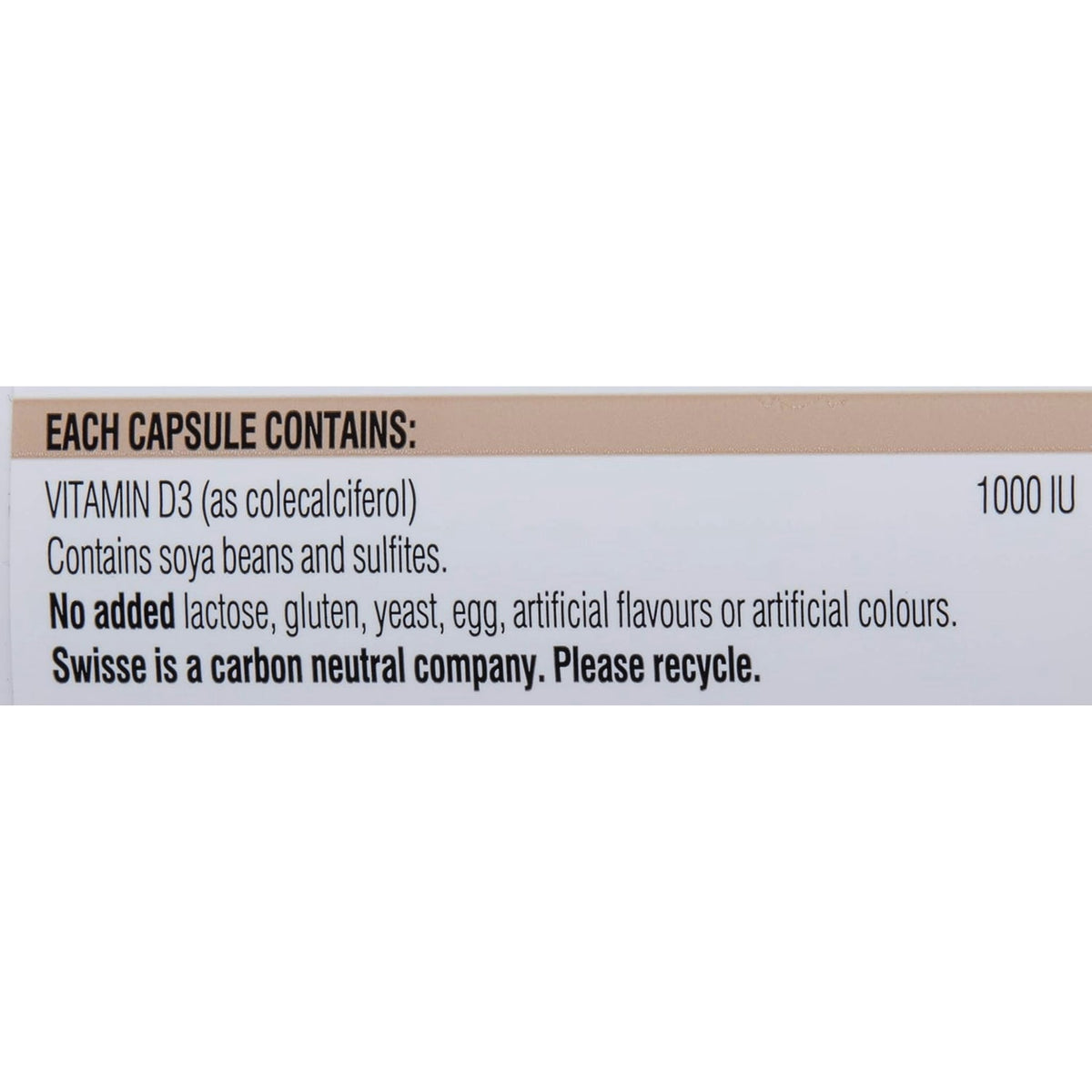 Swisse Ultiboost Vitamin D Vitamin D supps247Springvale  - Image 3