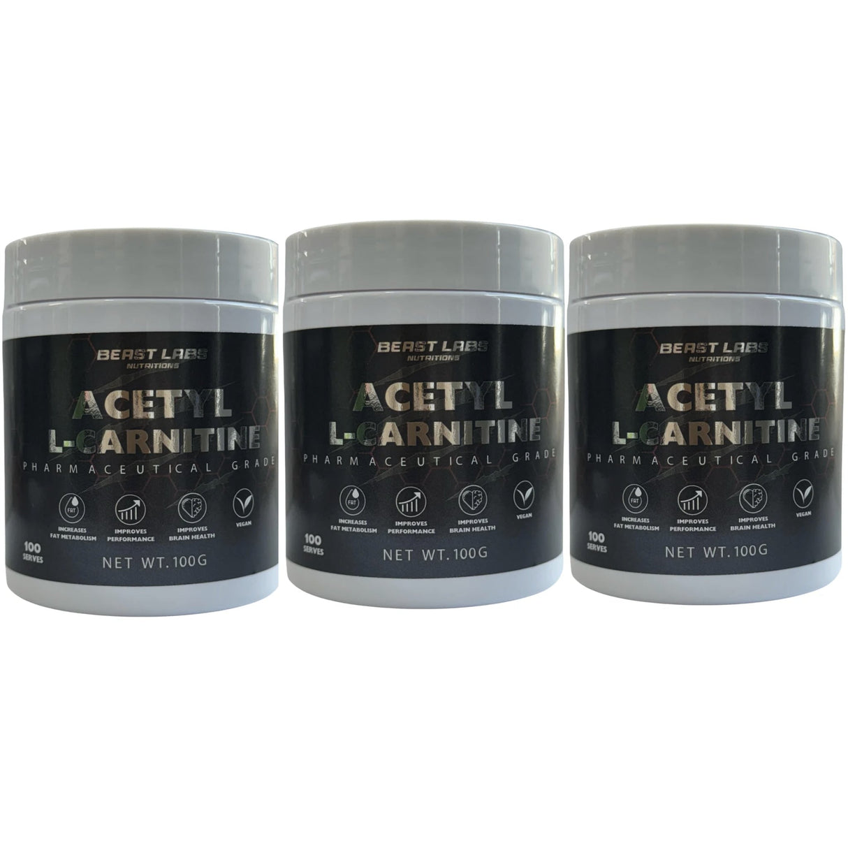 Acetyl L-Carnitine by Beast Labs Nutrition L-carnitine beast labs Buy 3 