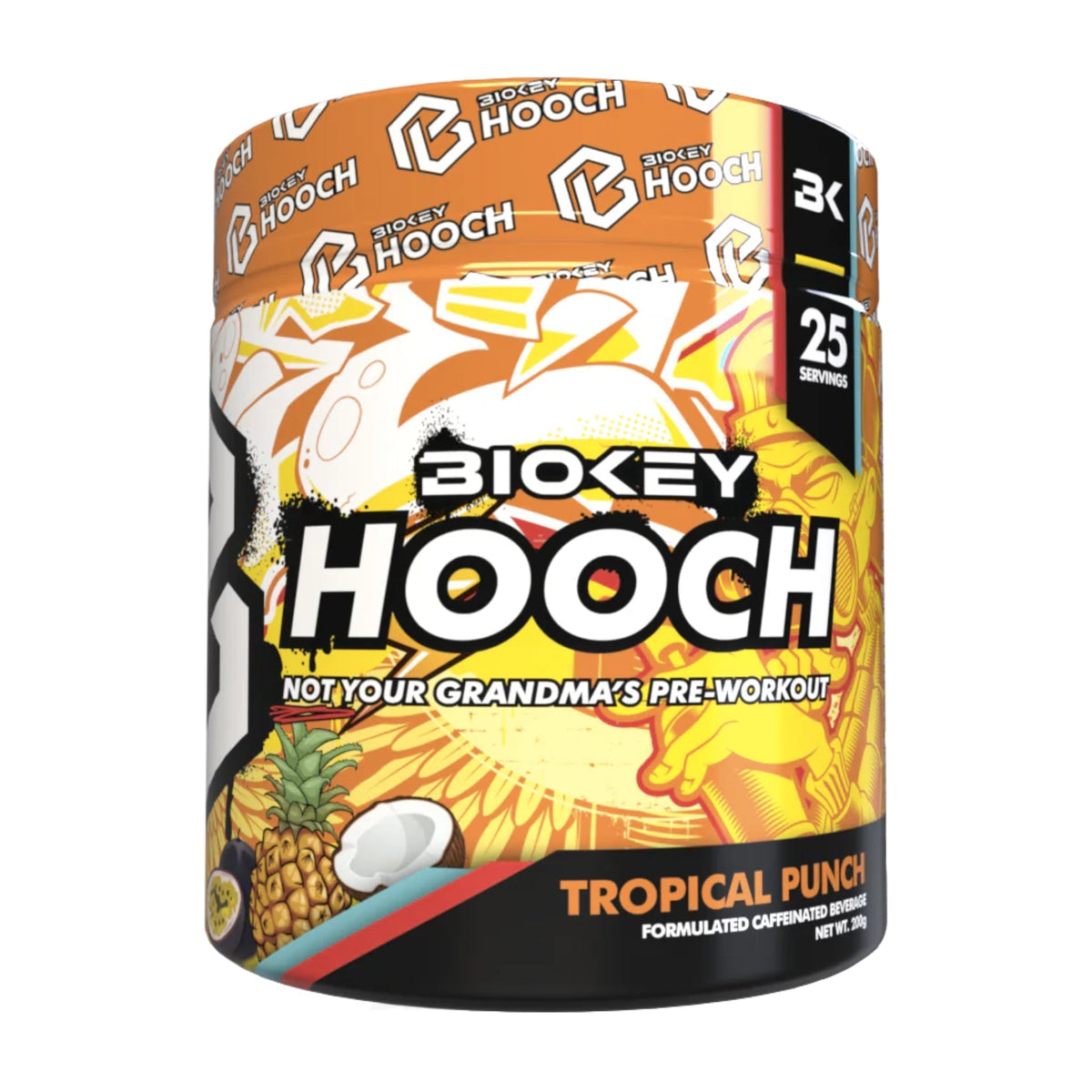 HOOCH by BioKey Pre-Workout BIOKEY Tropical Punch  - Image 4