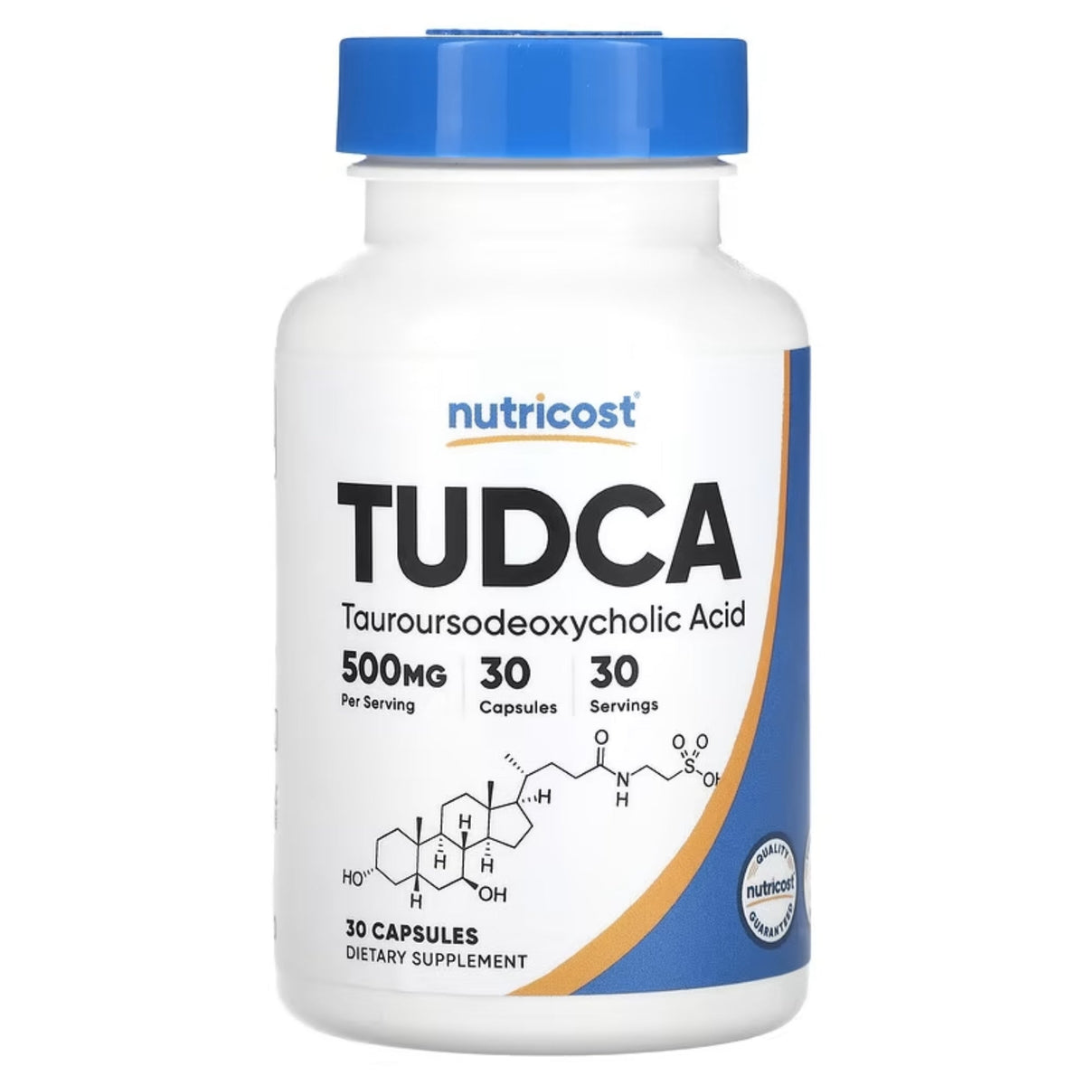 Tudca 500 mg by Nutricost liver support Nutricost 30 Capsules  - Image 1