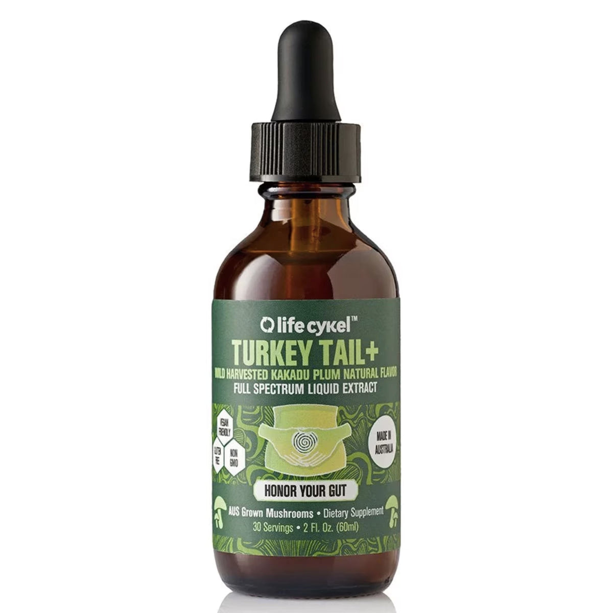 Turkey Tail Mushroom by Life Cykel gut health Life Cykel 60 ml  - Image 1