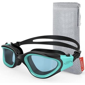 Emsina Polarized Swimming Goggles goggles Amazon Turquoise Smoke 
