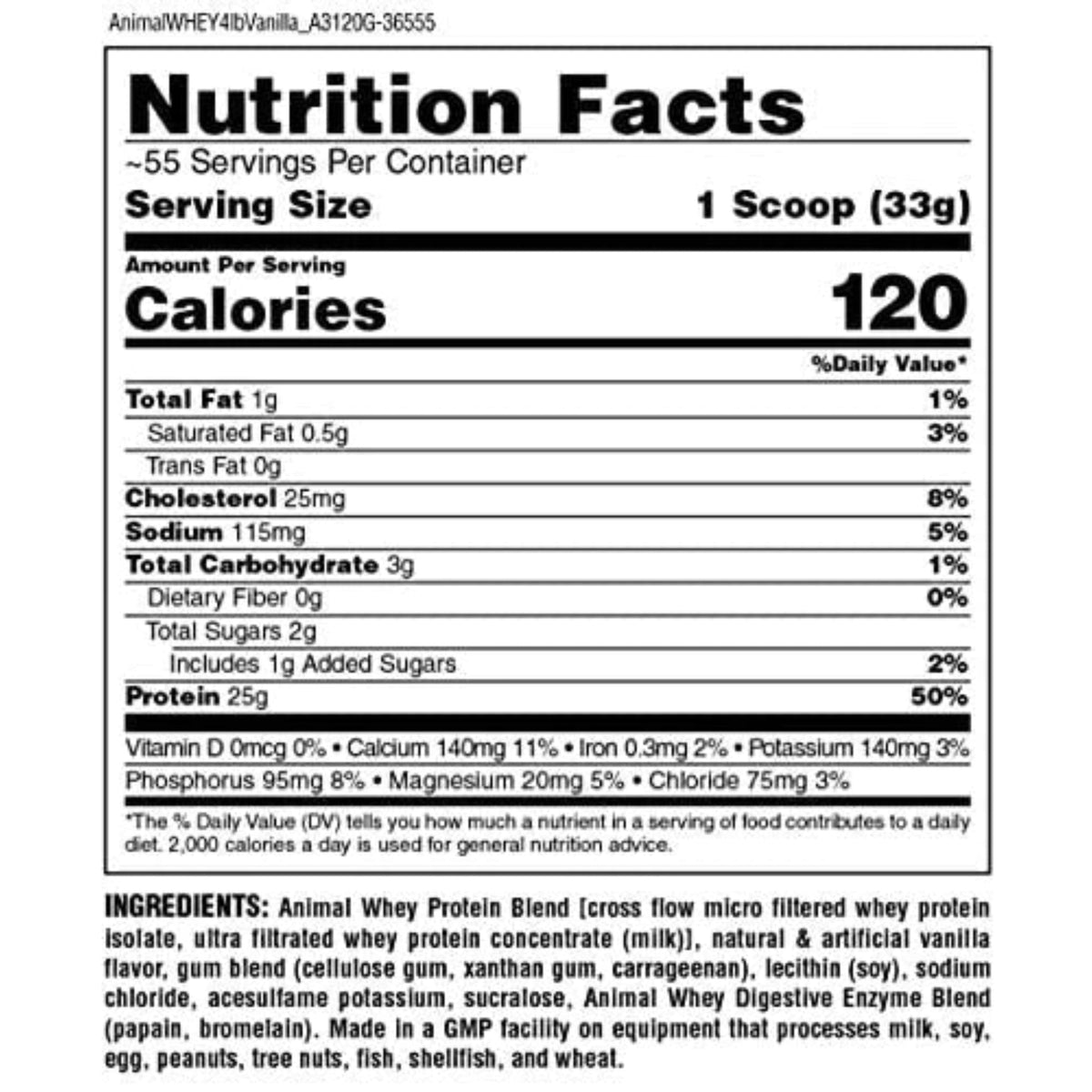 Universal Nutrition Animal Whey Protein Isolate Loaded PROTEIN SUPPS247  - Image 3