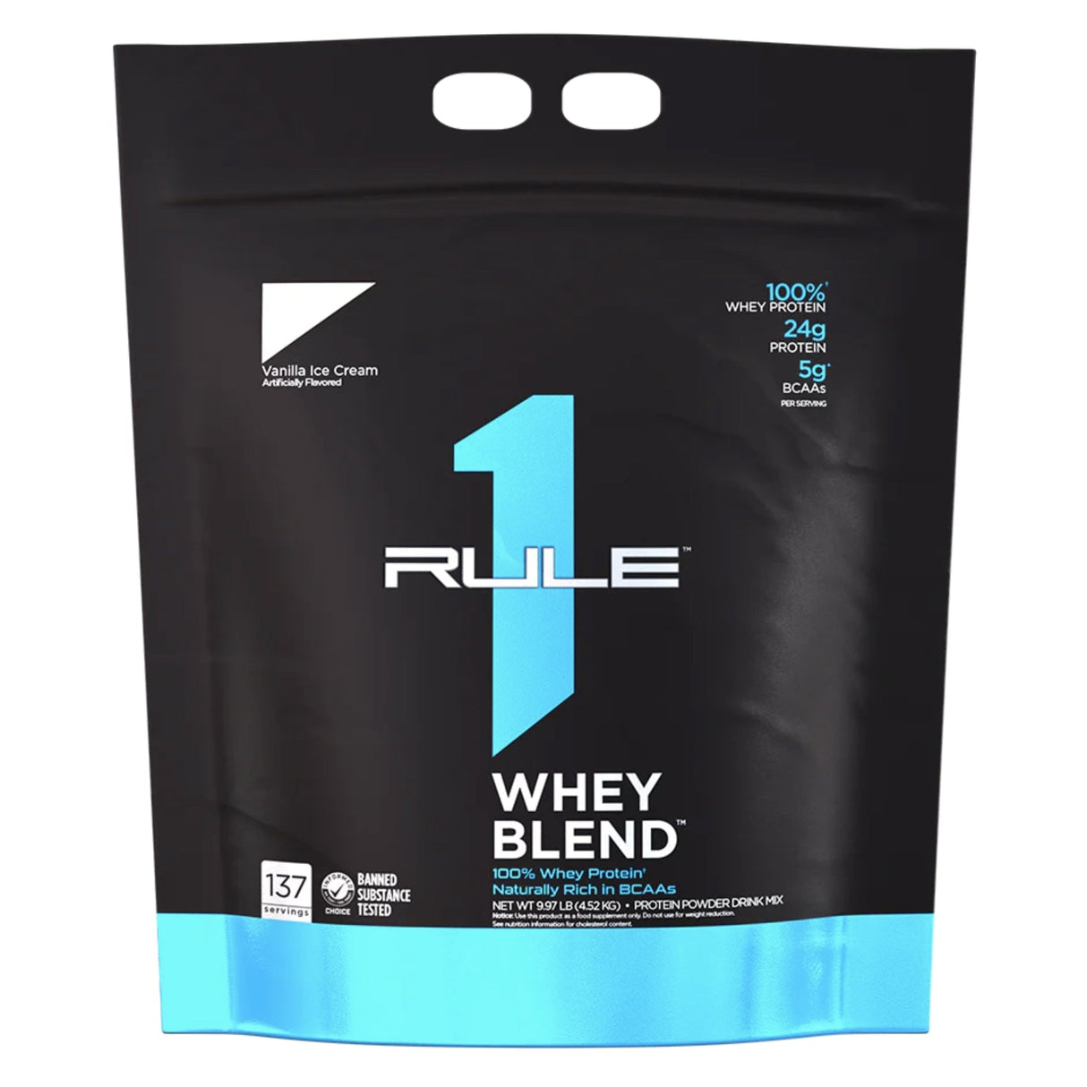 R1 Whey Blend 10lb by Rule 1 Proteins Whey Proteins RULE1 Vanilla Ice Cream 