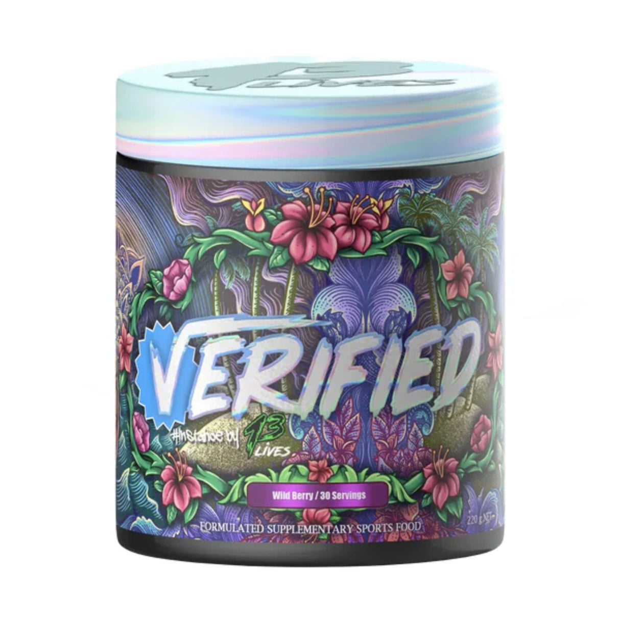 Verified by 13 lives Pre-Workout SUPPS247 Wild Berry 