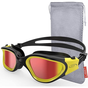 Emsina Polarized Swimming Goggles goggles Amazon Yellow Red 