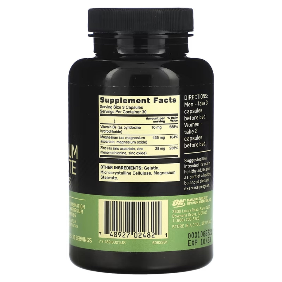 ZMA by Optimum Nutrition Vitamins, Minerals & Supplements OPTIMUM NUTRITION  - Image 2