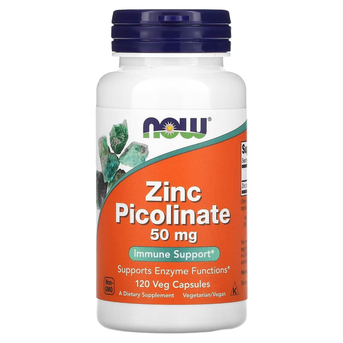 Zinc Picolinate 50 mg by NOW Zinc NOW  - Image 1