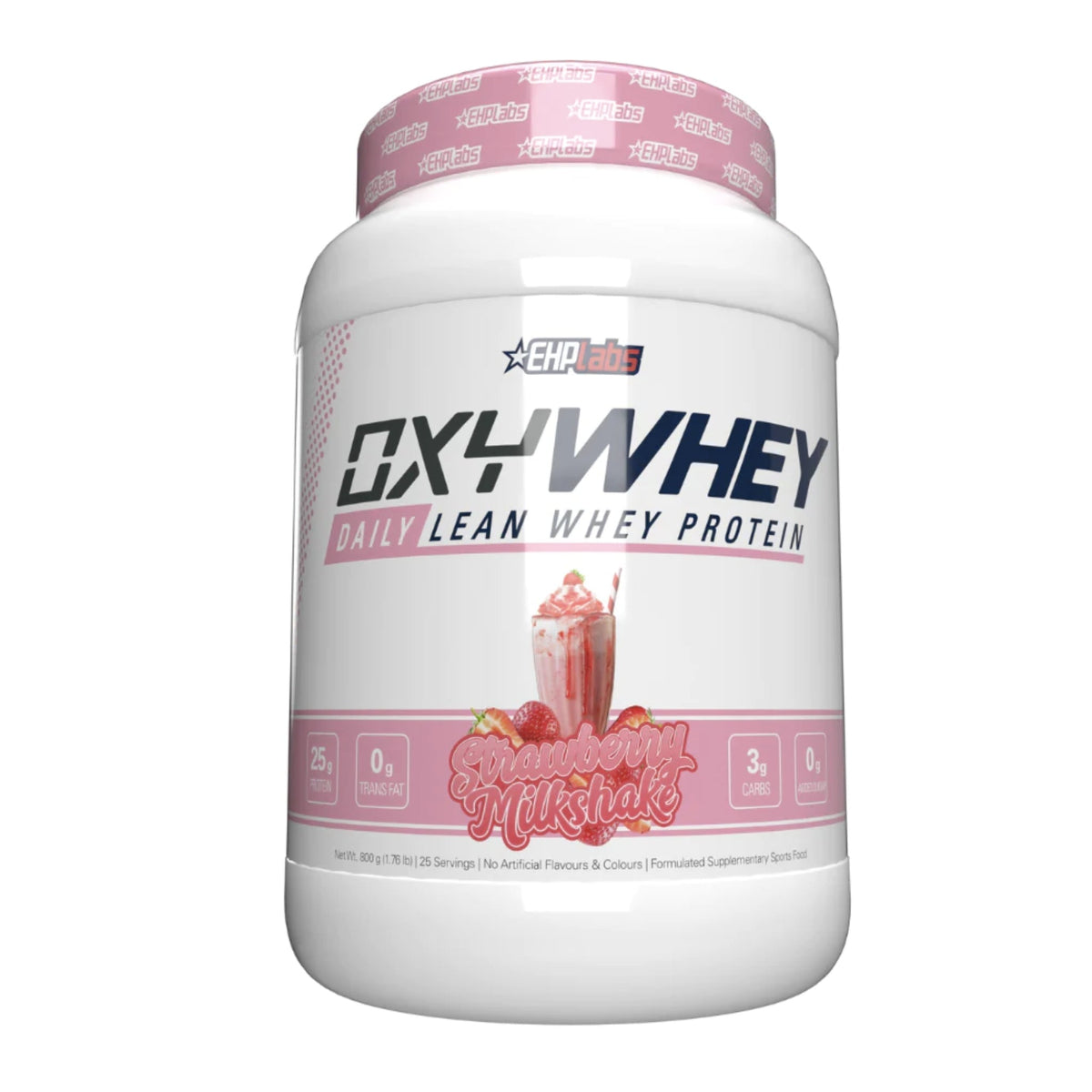 Oxywhey Grass-Fed Lean Protein by EHPLabs PROTEIN SUPPS247 2LB STRAWBERRY MILKSHAKE  - Image 5