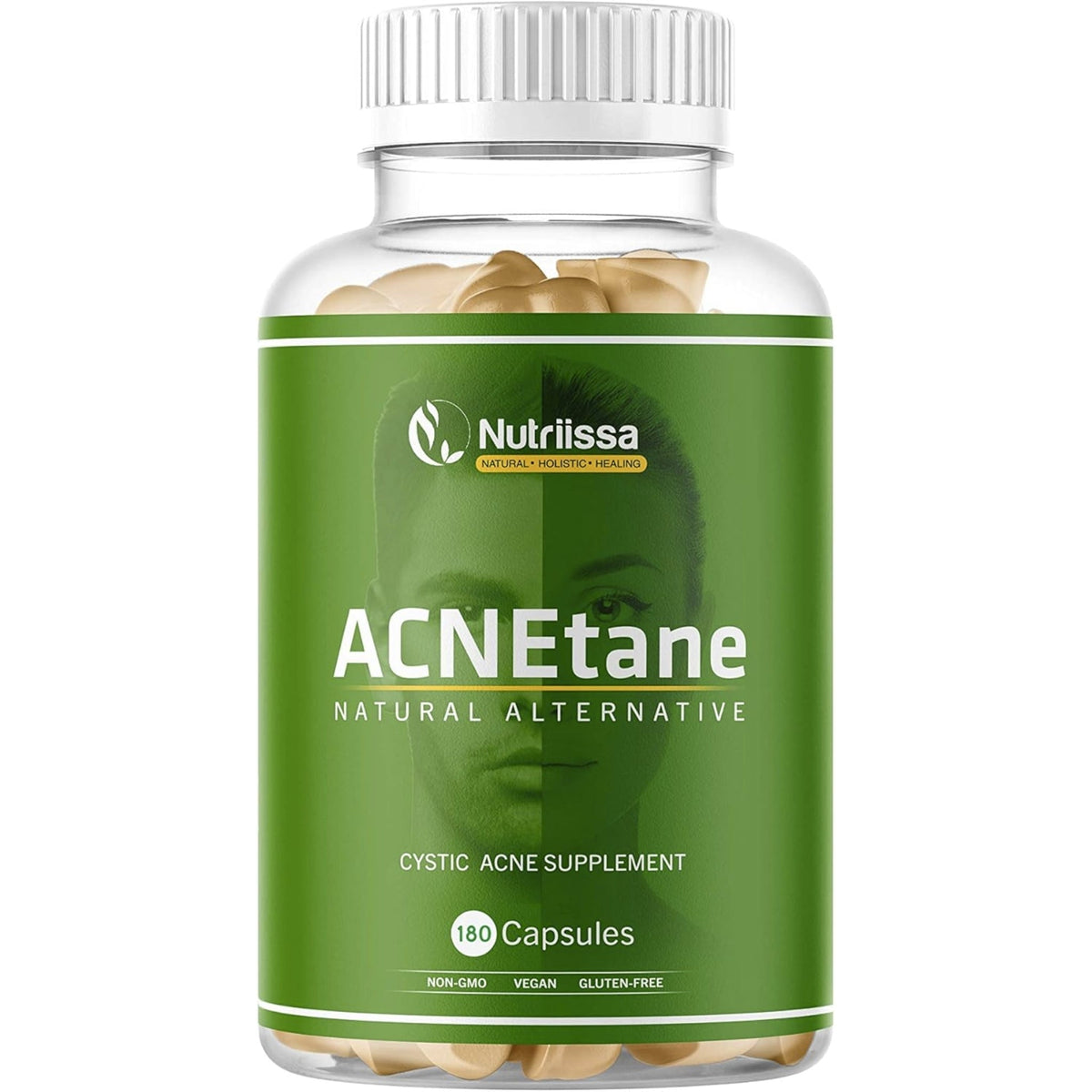Acnetane by Nutrissa GENERAL HEALTH NUTRIISSA 180 Count  - Image 2
