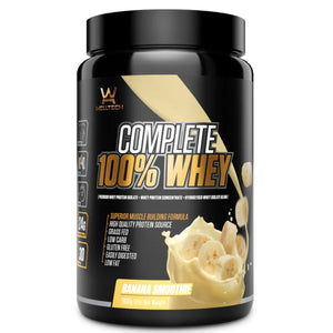 Welltech Nutrition Complete 100% Whey Grass-Fed 2LB PROTEIN SUPPS247 Banana Smoothie 2 LB 