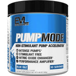 Evlution Nutrition Pump Mode PREWORKOUT Evolution Nutrition 30 Serves Blue Razz 