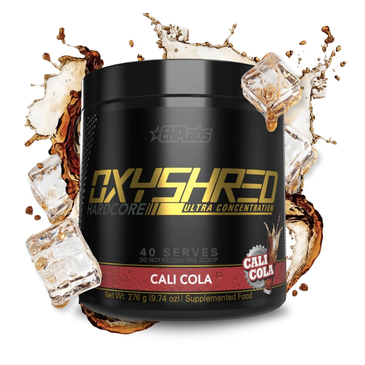 OXYSHRED HARDCORE by EHP Labs FAT BURNER SUPPS247 40 Serves Cali Cola  - Image 4