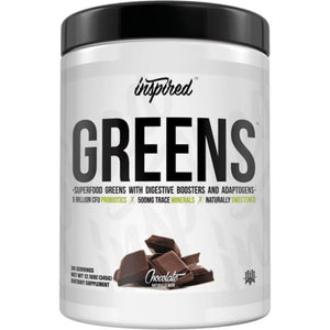 Inspired Greens Superfood by IN EXPIRY 25/5/24 superfood supps247Springvale 30 Serves CHOCOLATE 