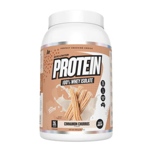 Muscle Nation 100% Whey Protein Isolate PROTEIN SUPPS247 Cinnamon Churros 30 Serves 
