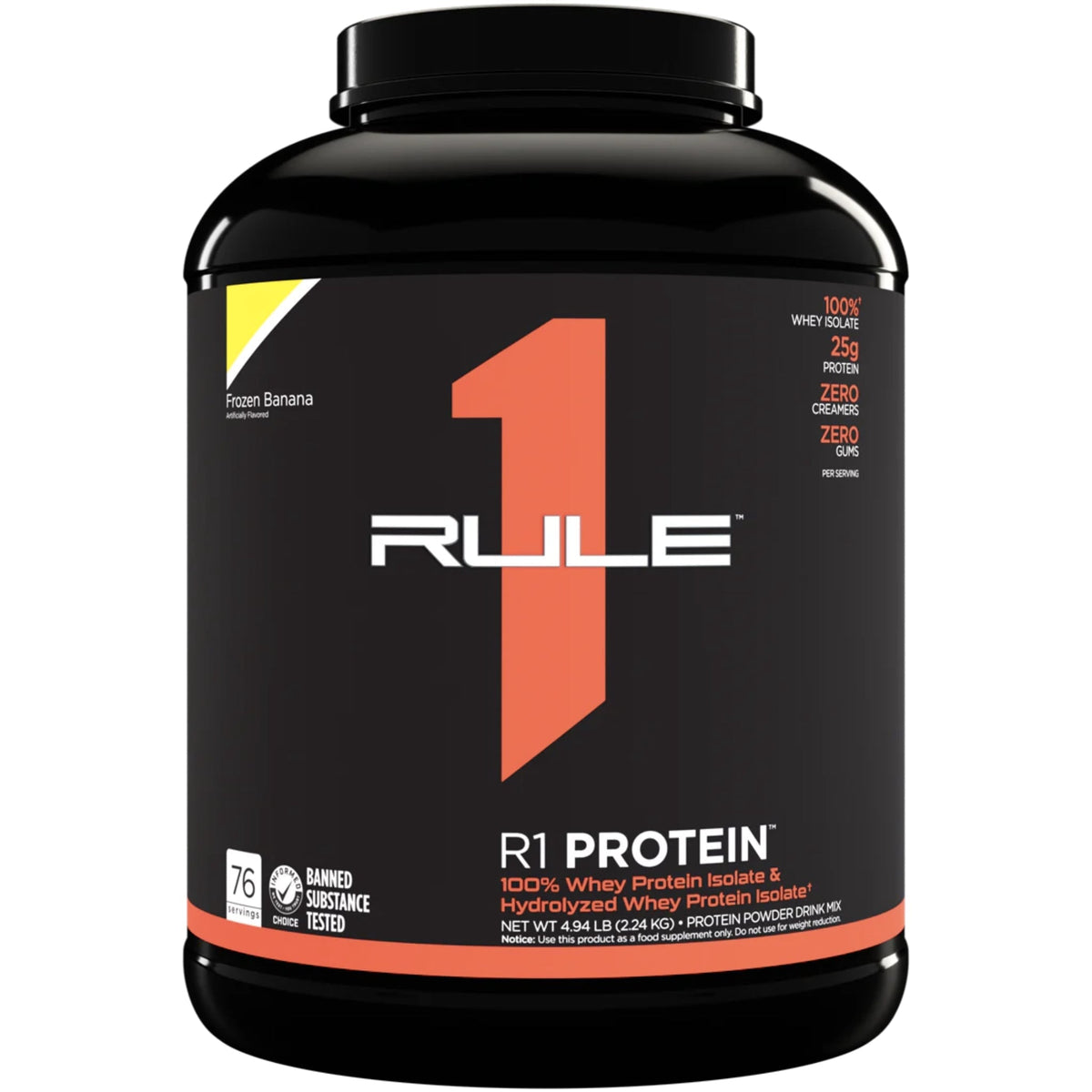 RULE 1 PROTEIN WPI R1 PROTEIN 5LBS Protein isolate RULE1 Frozen Banana  - Image 9