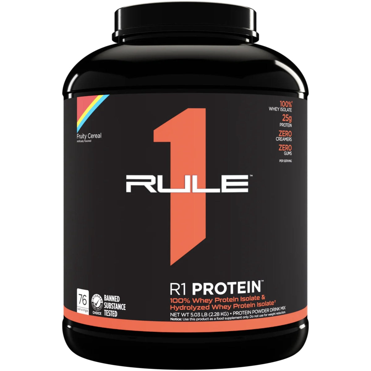 RULE 1 PROTEIN WPI R1 PROTEIN 5LBS Protein isolate RULE1 Fruity Cereal  - Image 10
