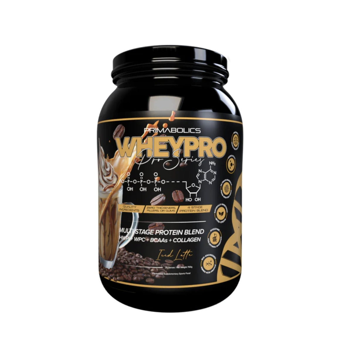 Whey Pro PRO SERIES by Primabolics PROTEIN Primabolics Iced Latte 750g  - Image 3