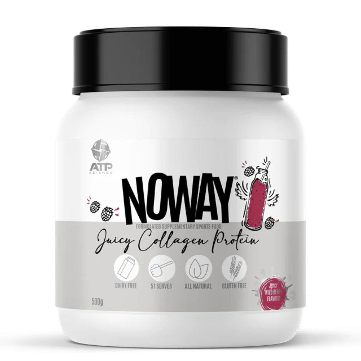 Noway Collagen Protein by ATP Science collagen protein SUPPS247 Juicy Wildberry  - Image 7