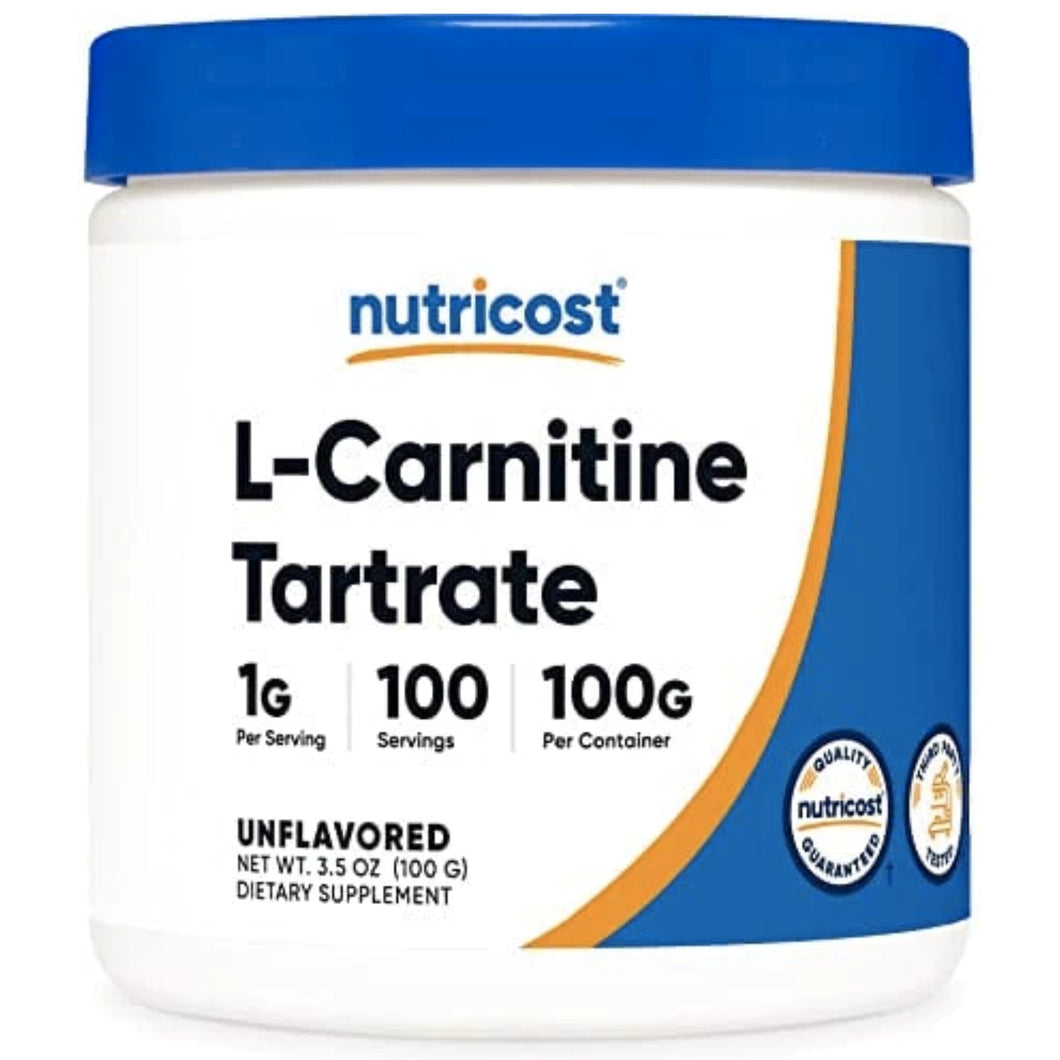 Nutricost L-Carnitine Tartrate Powder L-carnitine SUPPS247 100 Servings 