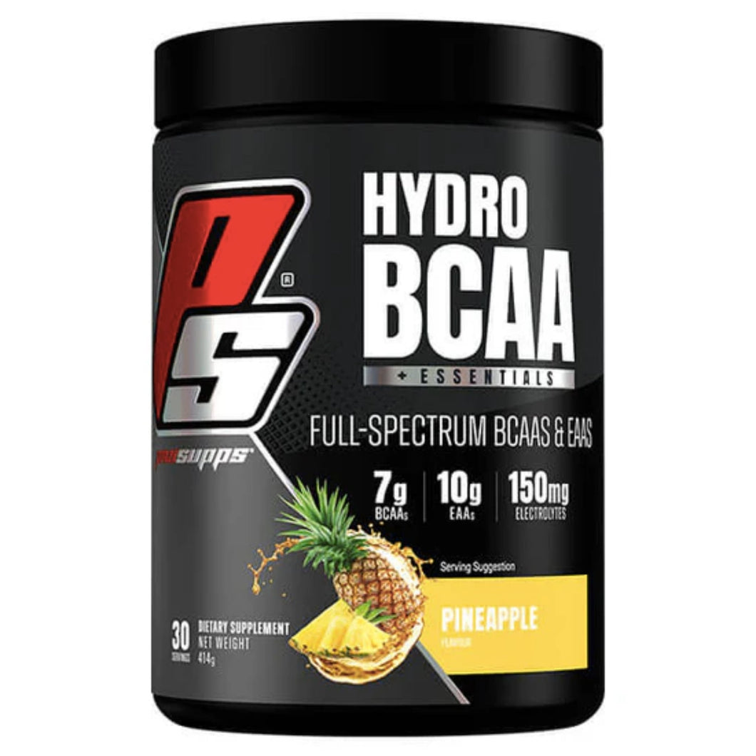 PS Hydro BCAA + Essentials EXPIRY 08/06/24 Amino Acids supps247Springvale 30 Servings Pineapple 