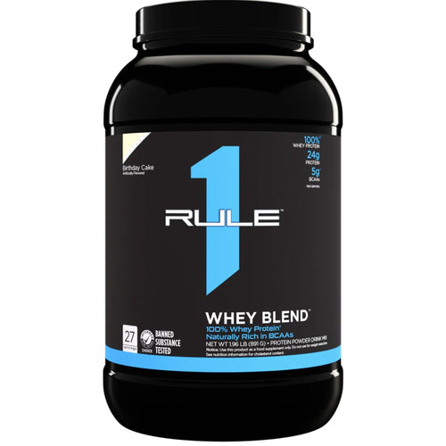 R1 Whey Blend by Rule One 2 lbs PROTEIN RULE 1 2lbs Birthday Cake 
