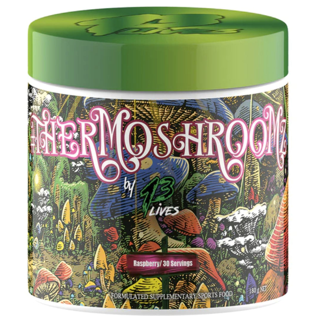Thermoshroomz by 13 Lives Pre-Workout SUPPS247 30 SERVES RASPBERRY 