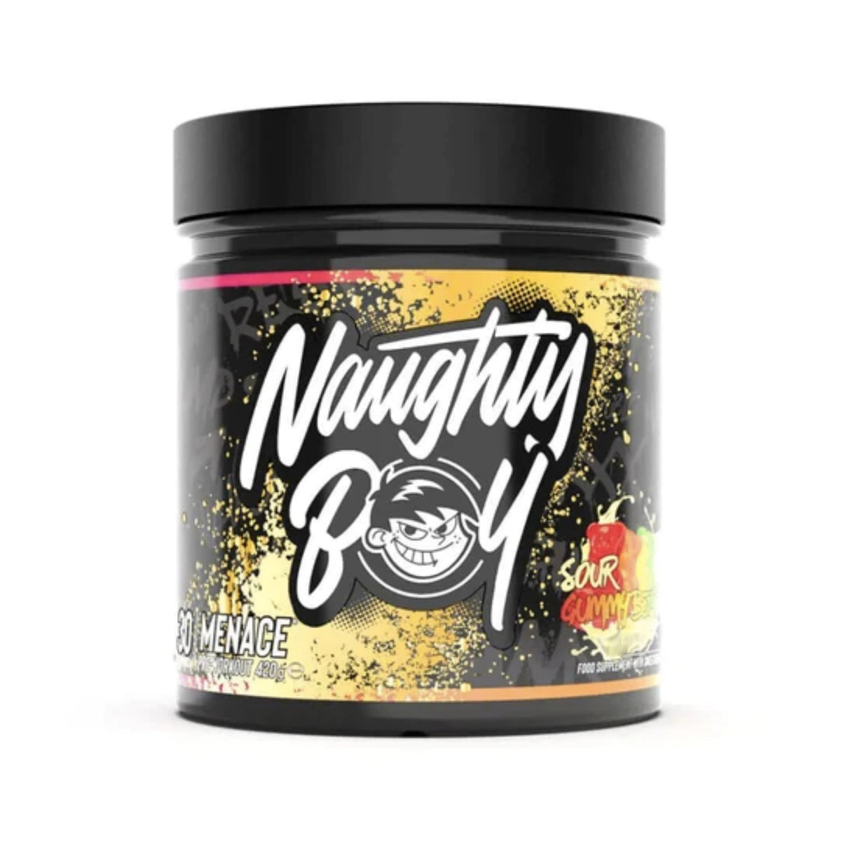 Naughty Boy Menace Pre-Workout Pre-Workout Naughty Boy Sour Gummy Bears  - Image 2
