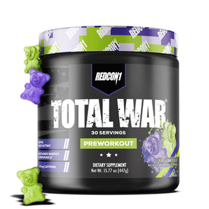 Total War Pre-Workout by Redcon1 PRE WORKOUT SUPPS247 SOUR GUMMY BEAR 