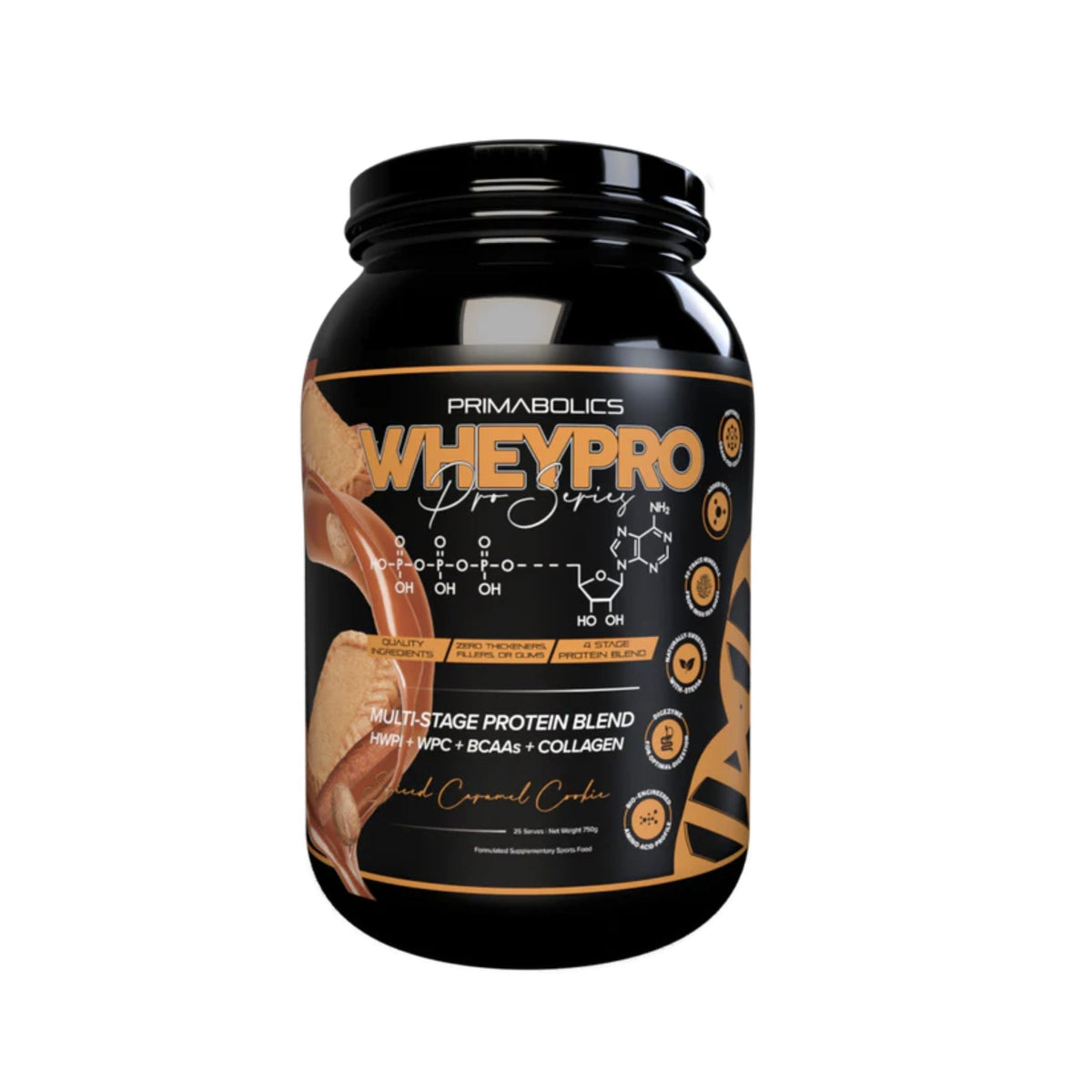 Whey Pro PRO SERIES by Primabolics PROTEIN Primabolics Spiced Caramel Cookie 750g  - Image 4