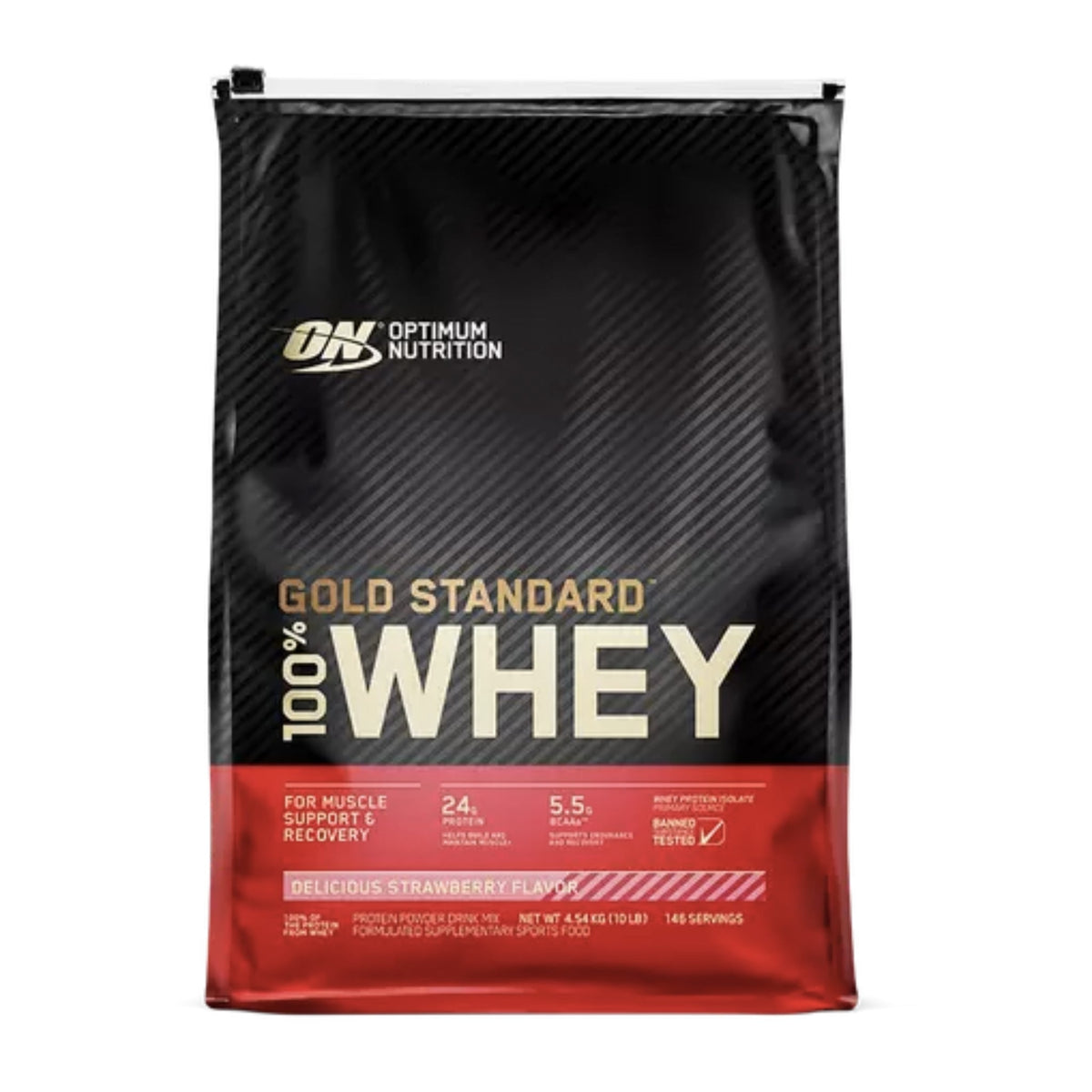 ON Gold Standard Whey Protein Isolate 10LB Protein isolate OPTIMUM NUTRITION 10 LB Strawberry  - Image 3