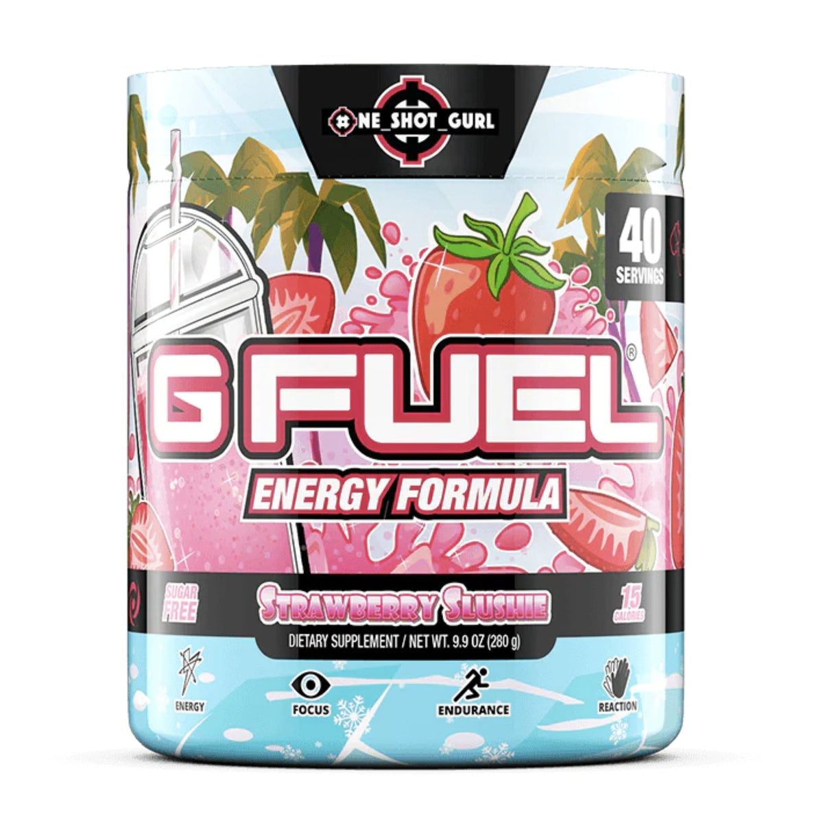 G FUEL Energy Formula Pre-workout Pre-Workout supps247Springvale Strawberry Slushie 40 Serves  - Image 11