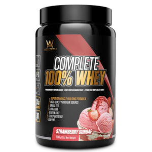Welltech Nutrition Complete 100% Whey Grass-Fed 2LB PROTEIN SUPPS247 Strawberry Sundae 2 LB 
