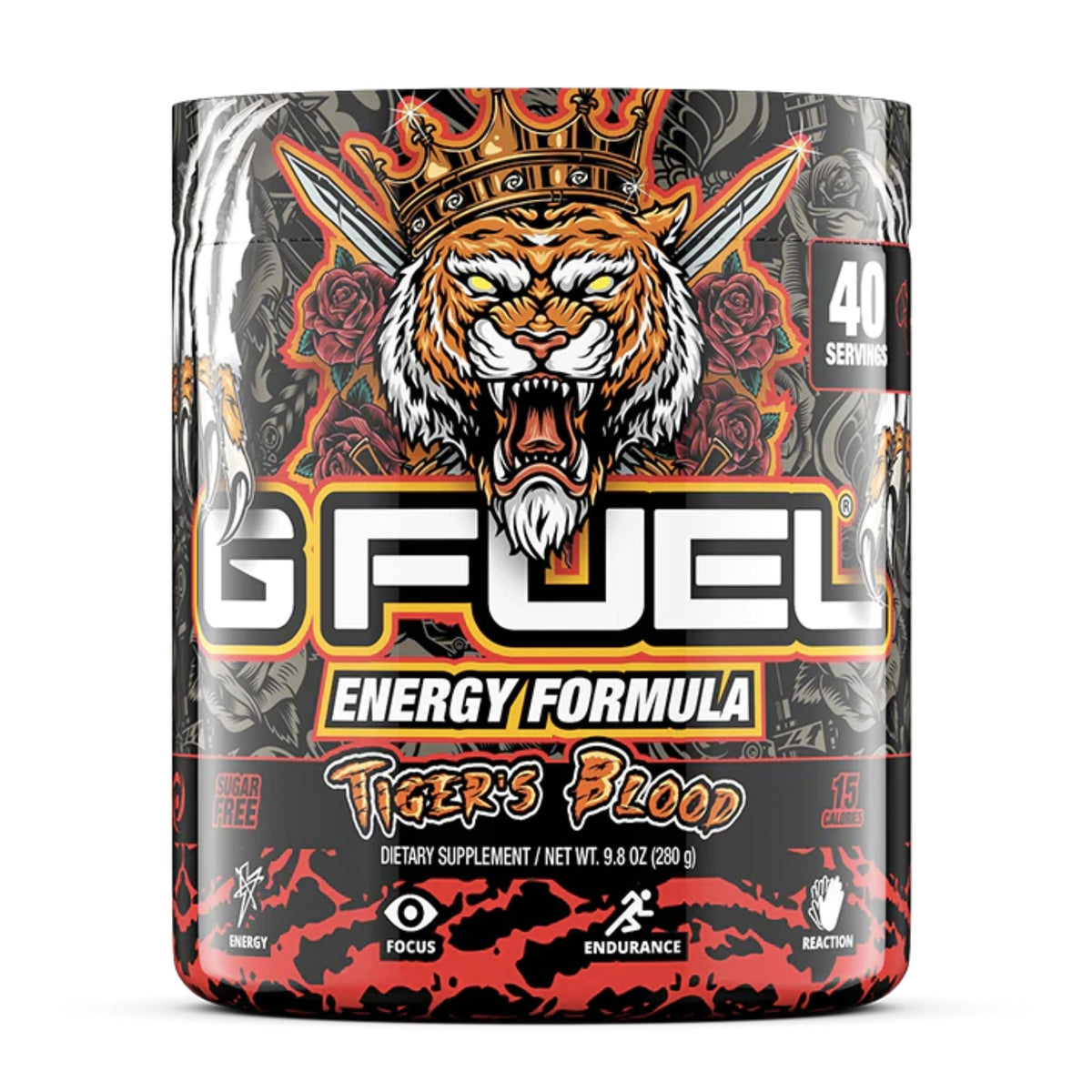 G FUEL Energy Formula Pre-workout Pre-Workout supps247Springvale Tigers Blood 40 Serves  - Image 4