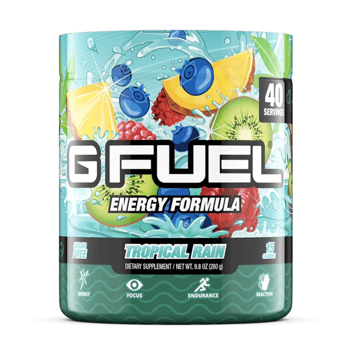 G FUEL Energy Formula Pre-workout Pre-Workout supps247Springvale Tropical Rain 40 Serves  - Image 14