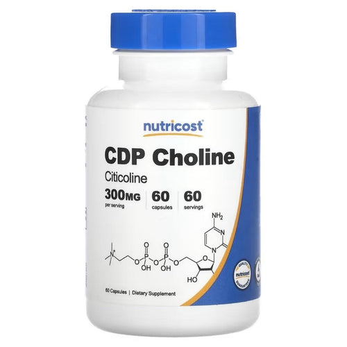 CDP Choline (Citicoline) 300mg by Nutricost GENERAL HEALTH Nutricost 