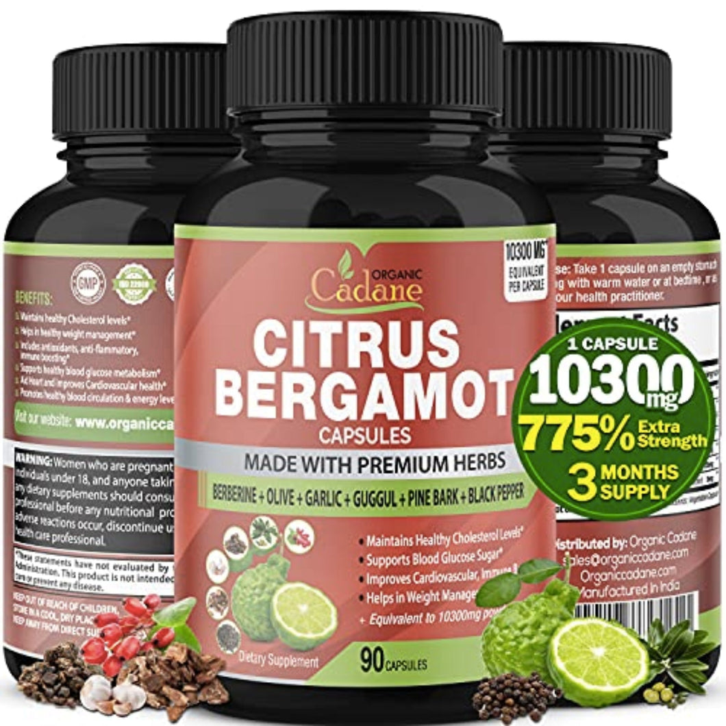 Cadane Organic Citrus Bergamot with Herbs Herbal Supplements SUPPS247 